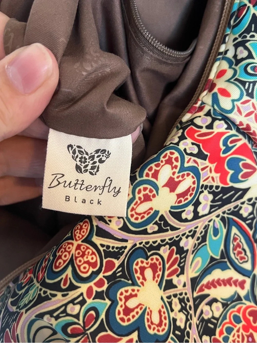 Butterfly Backpack Floral Pattern Bohemian Y2K Style